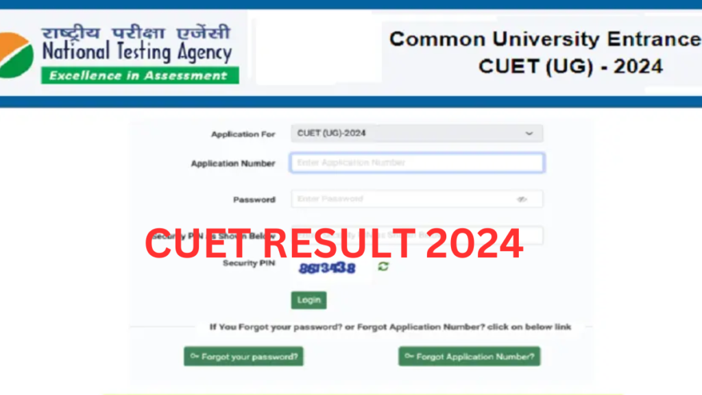 CUET RESULT 2024