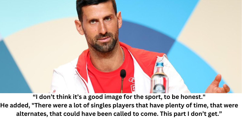 Novak djokovic wins : shows disappointment