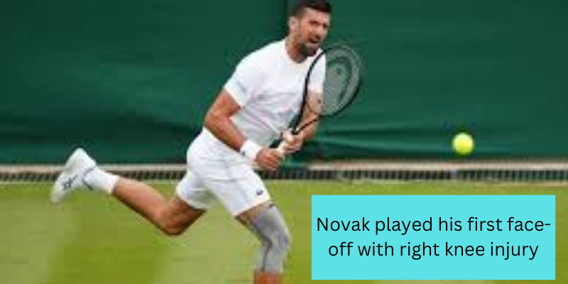 Novak Djokovic's first win in wimbledon 2024