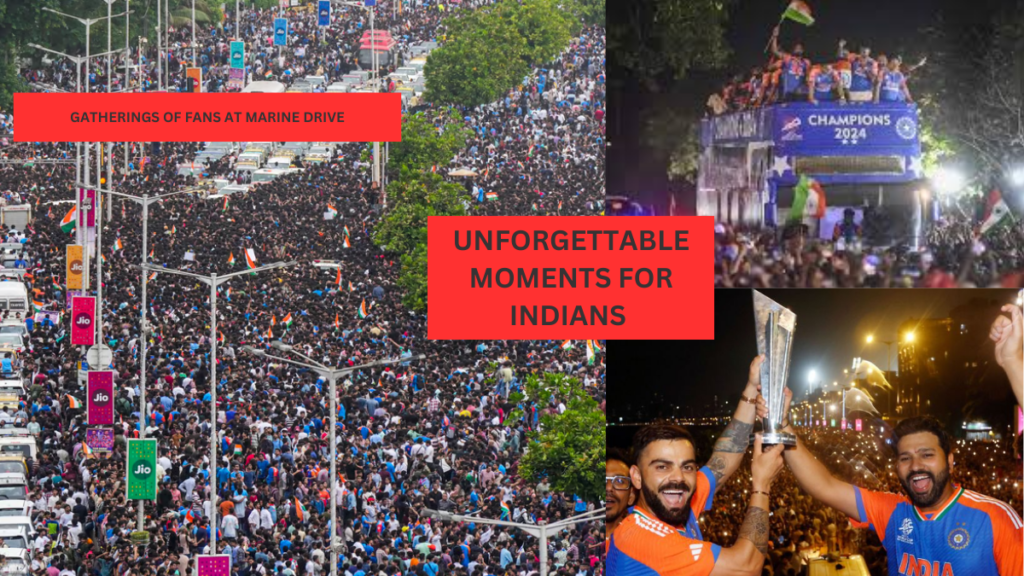 VICTORY PARADE OF TEAM INDIA