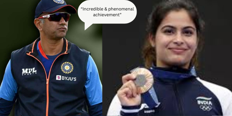 Manu Bhaker olympics 2024: Rahul Dravid Post
